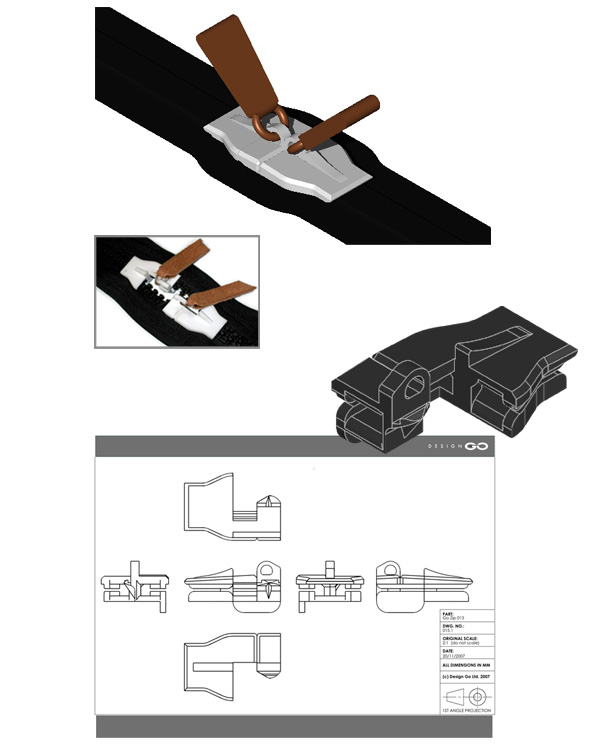 Anti pickpocket zips development